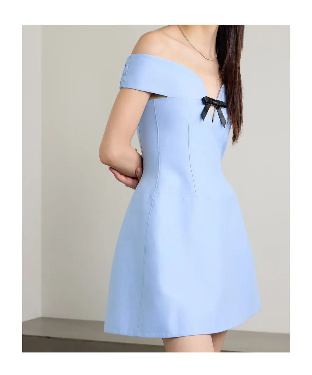 Bow-Embellished Dress