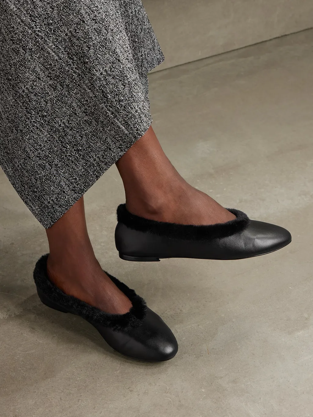 Round-Toe Ballet Flats