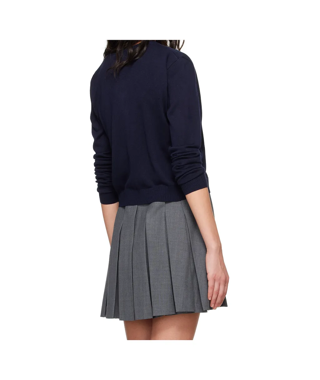 Logo-Embroidered Cardigan