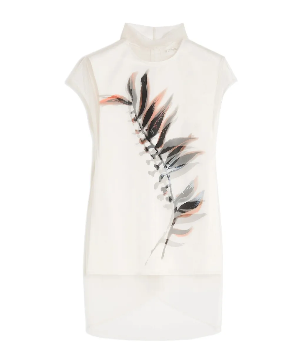 Sportmax Genero Printed Sleeveless Top