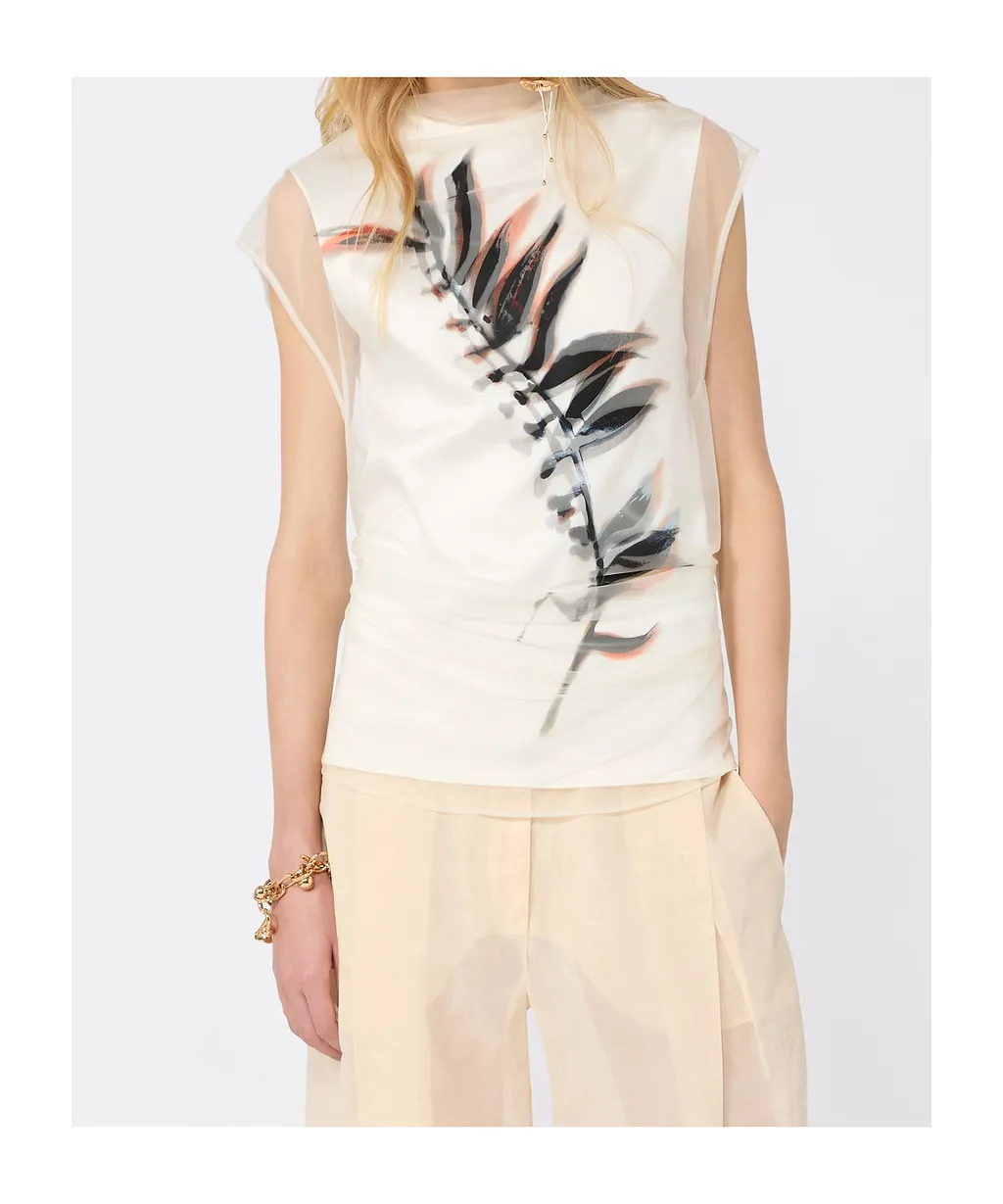 Sportmax Genero Printed Sleeveless Top