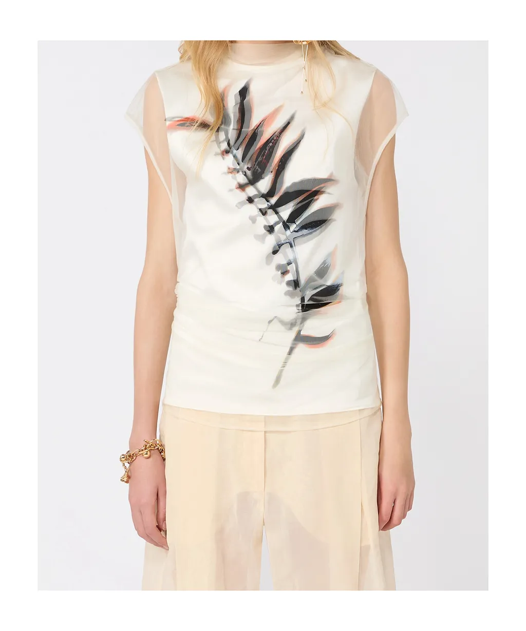 Sportmax Genero Printed Sleeveless Top