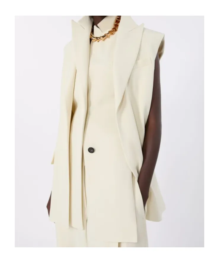 Sportmax Campale Long Vest Blazer