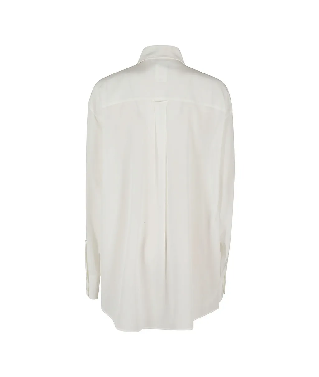 Sportmax Buttoned Curved Hem Shirt