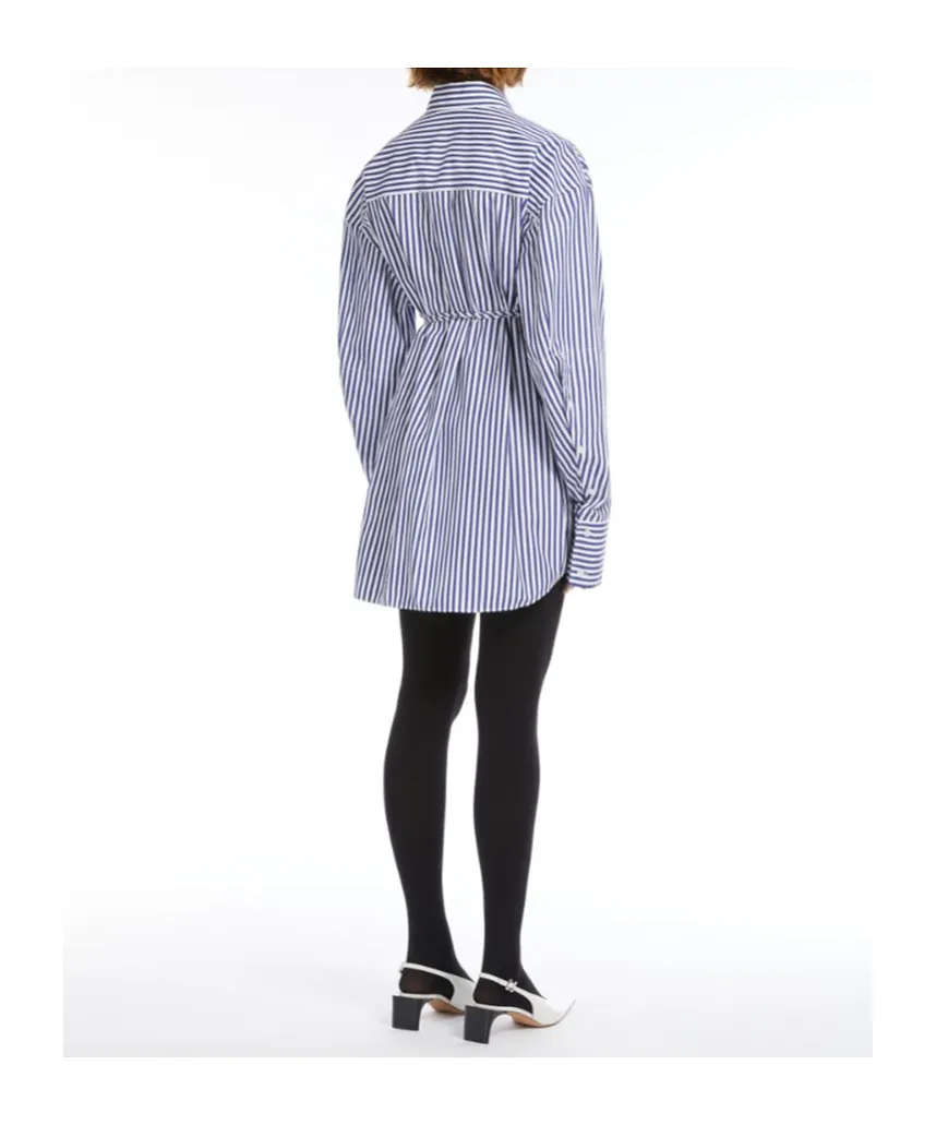 Sportmax Firma Striped Button-Up Shirt