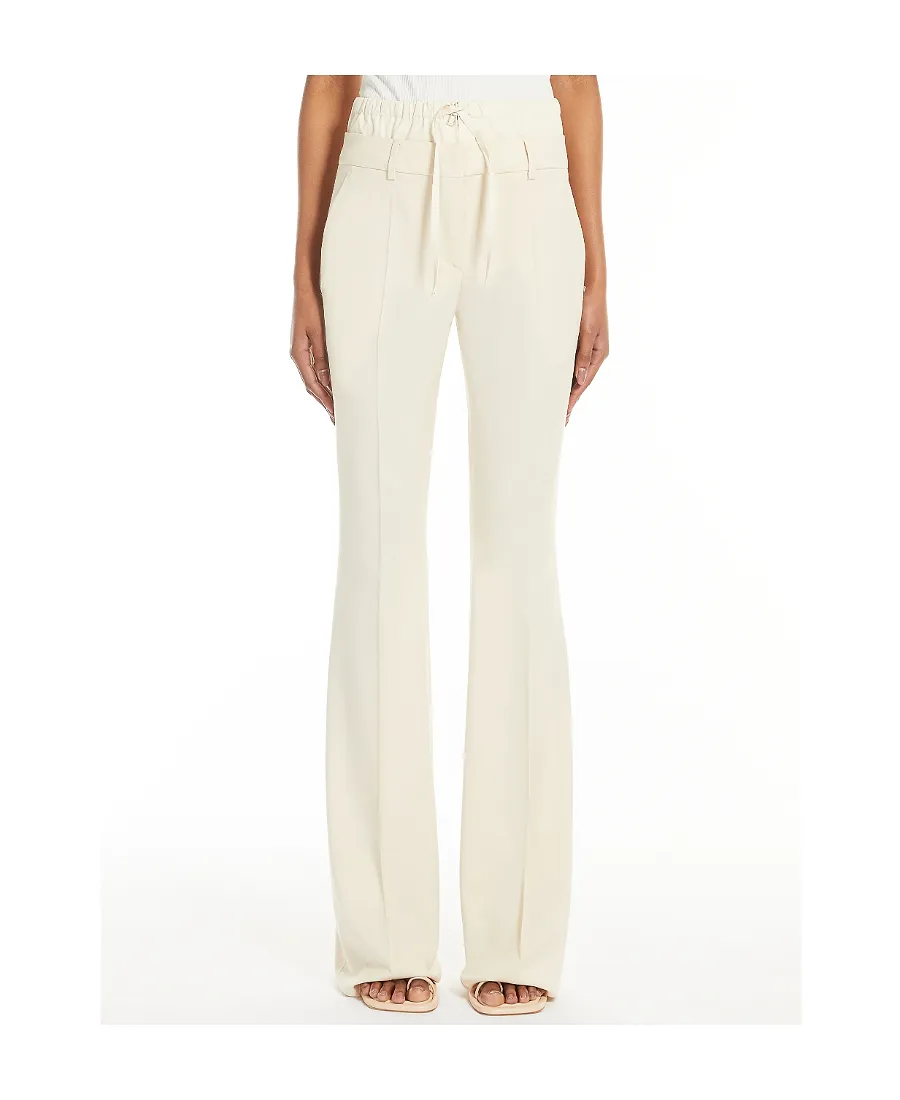 Sportmax Nilly Flared Drawstring Pants