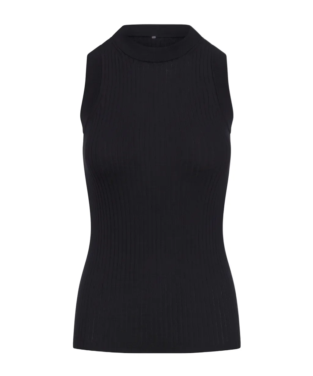 Sportmax Toledo Crewneck Sleeveless Knitted Top