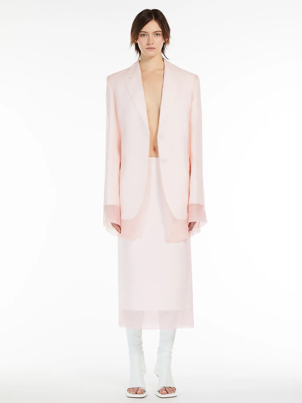 Sportmax Single-Breasted Long-Sleeved Jacket