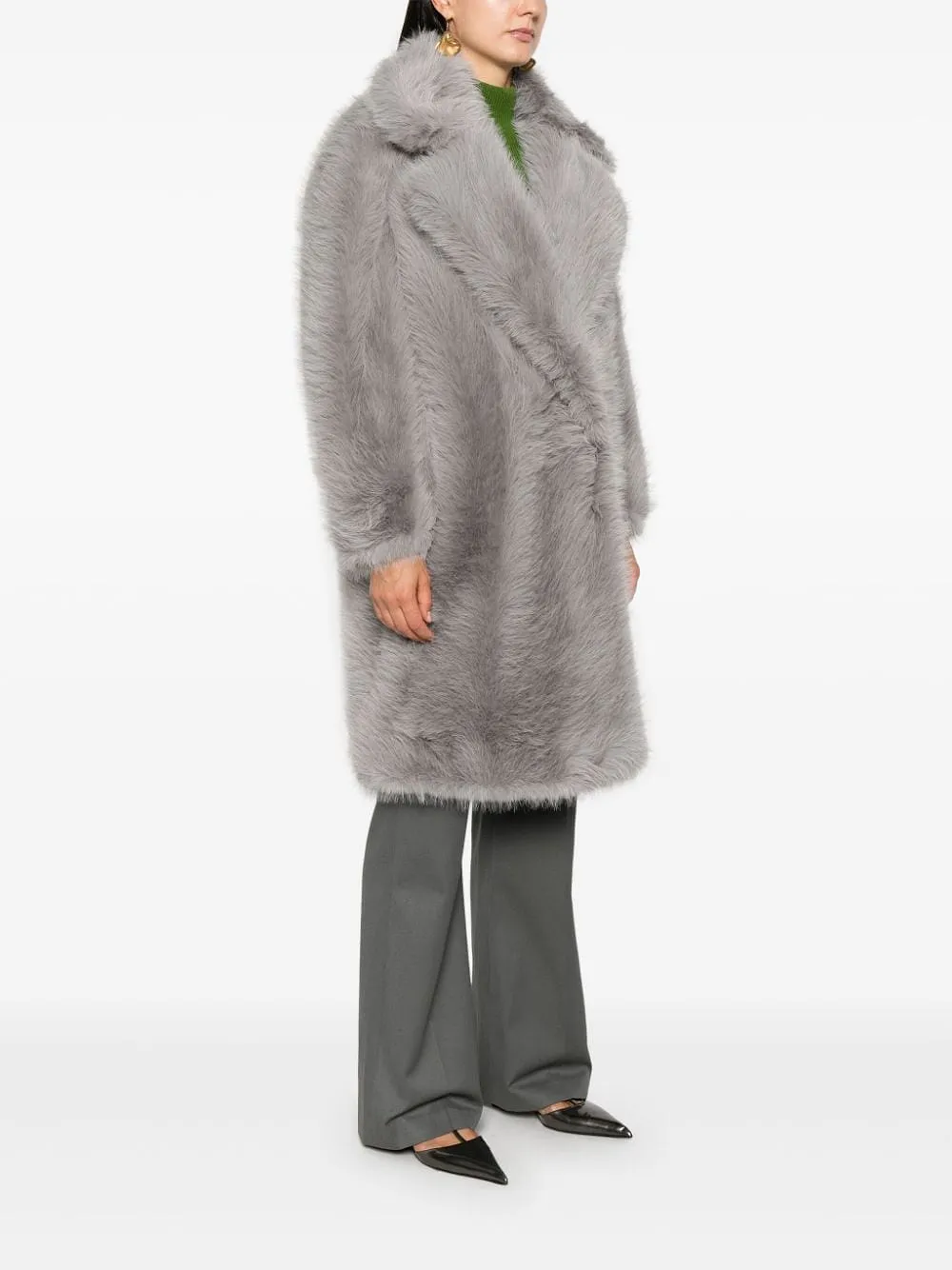 Sportmax V-Neck Long-Sleeved Coat
