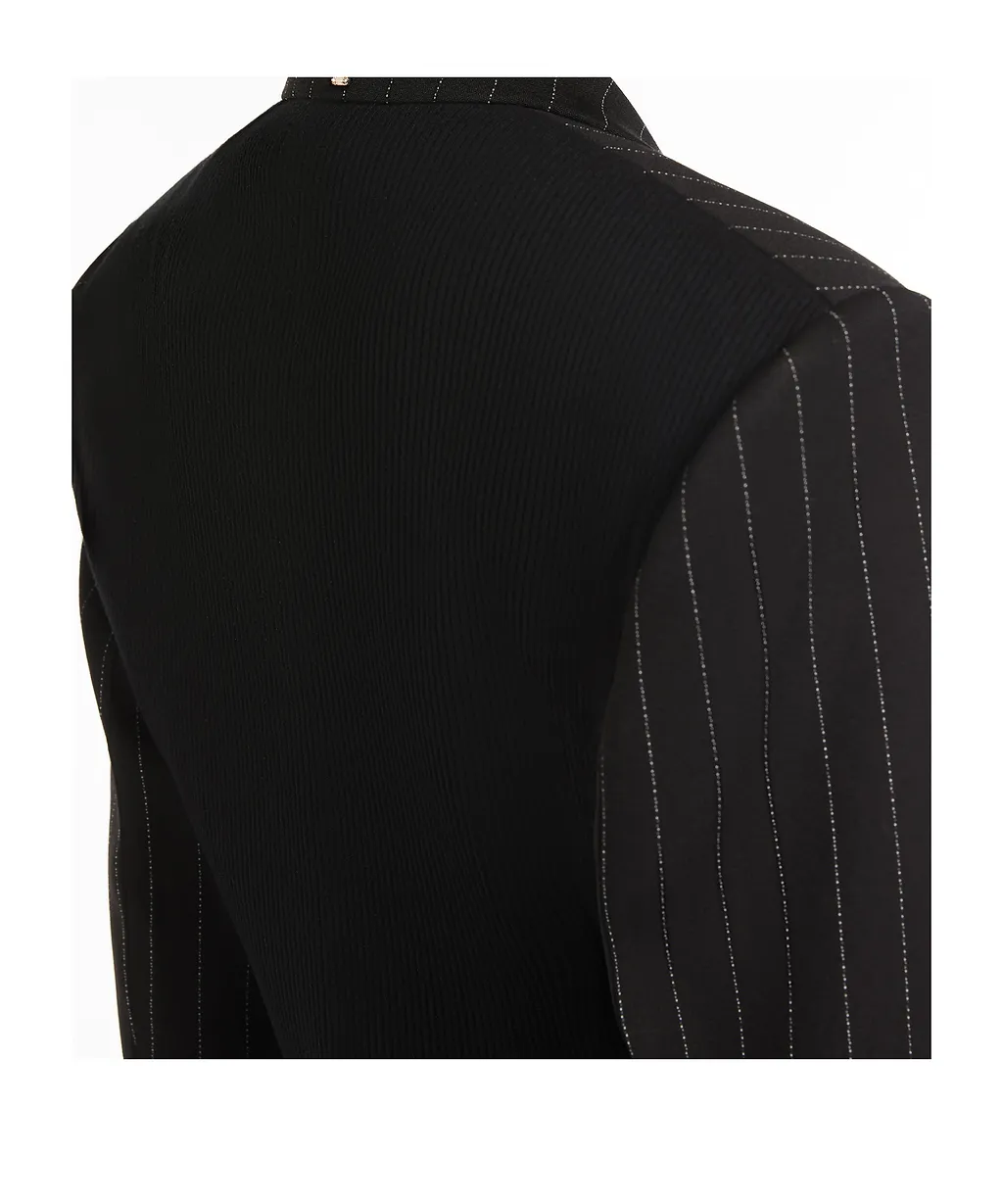 Sportmax Utopia Striped Cropped Blazer