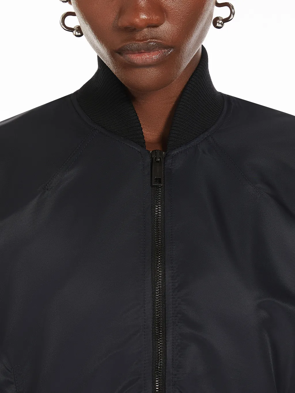 Sportmax Zebu Zip-Up Belted Jacket
