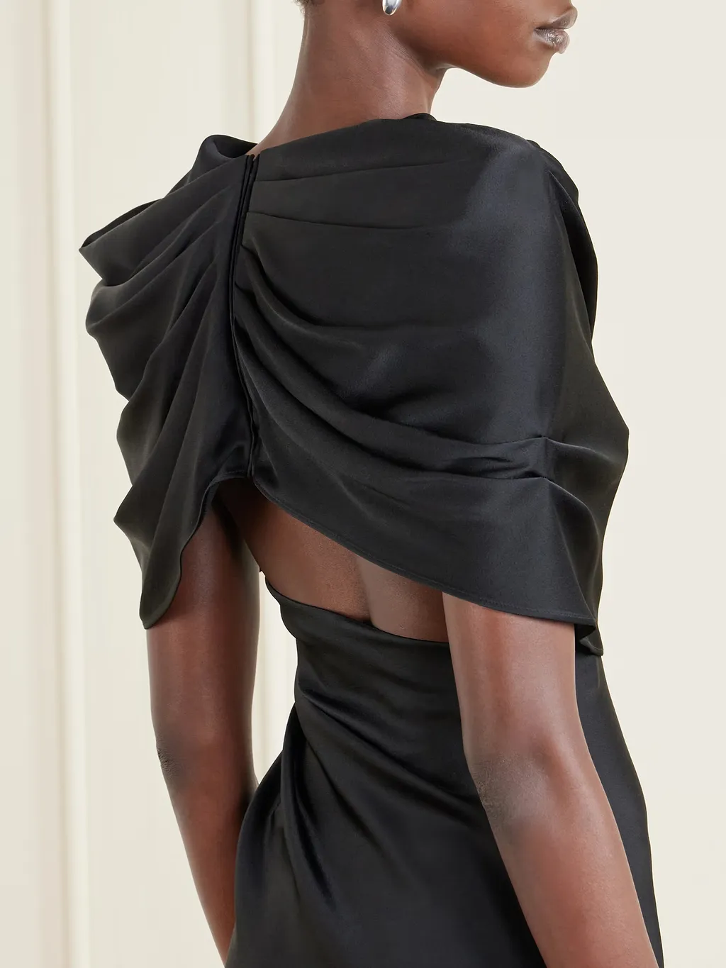 Backless Shawl Dress