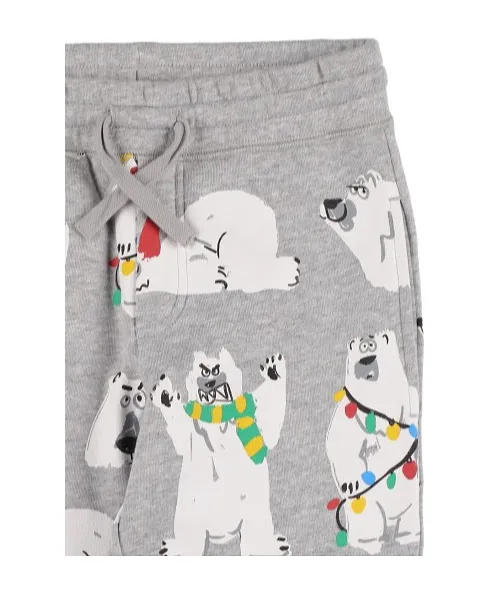 Bear Printed Sweatpants