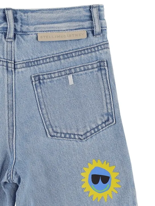 Belt-Loop Denim Shorts