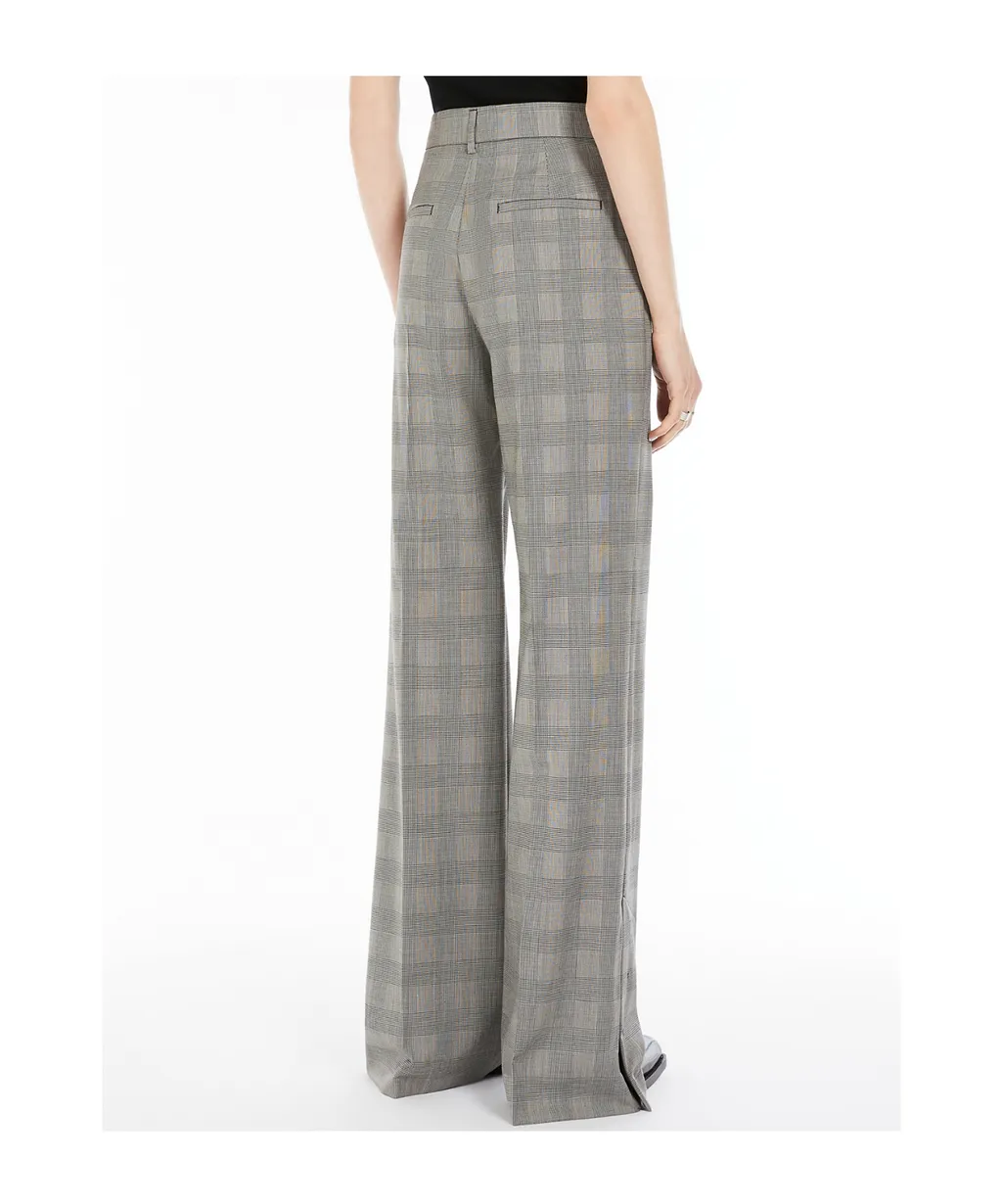 Weekend Max Mara Batun Checked Straight Leg Pants