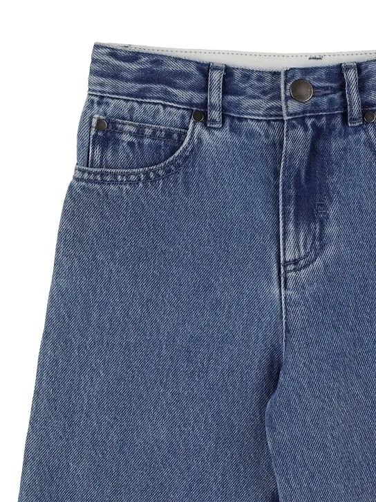 Belt-Loop Denim Shorts