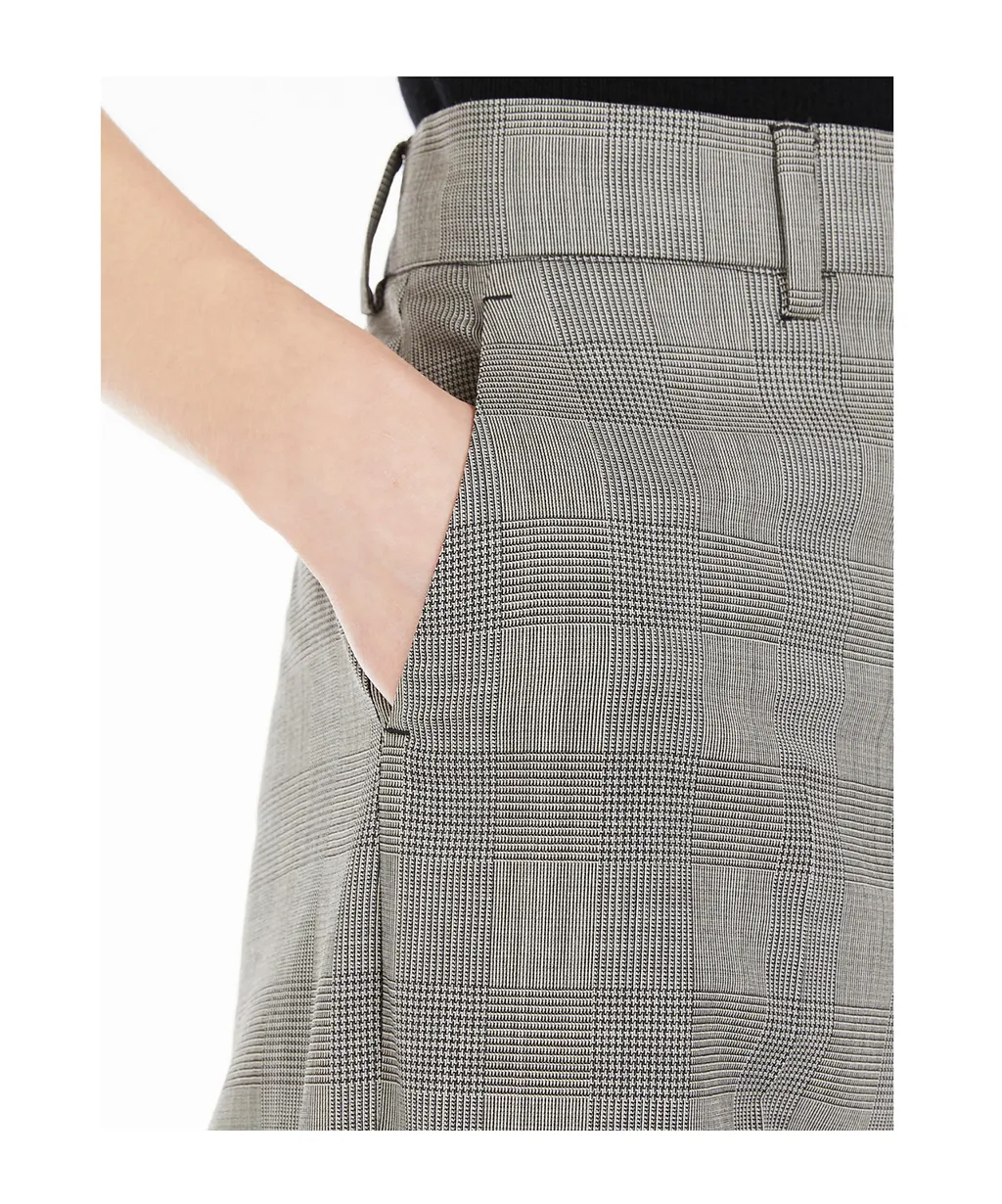 Weekend Max Mara Batun Checked Straight Leg Pants