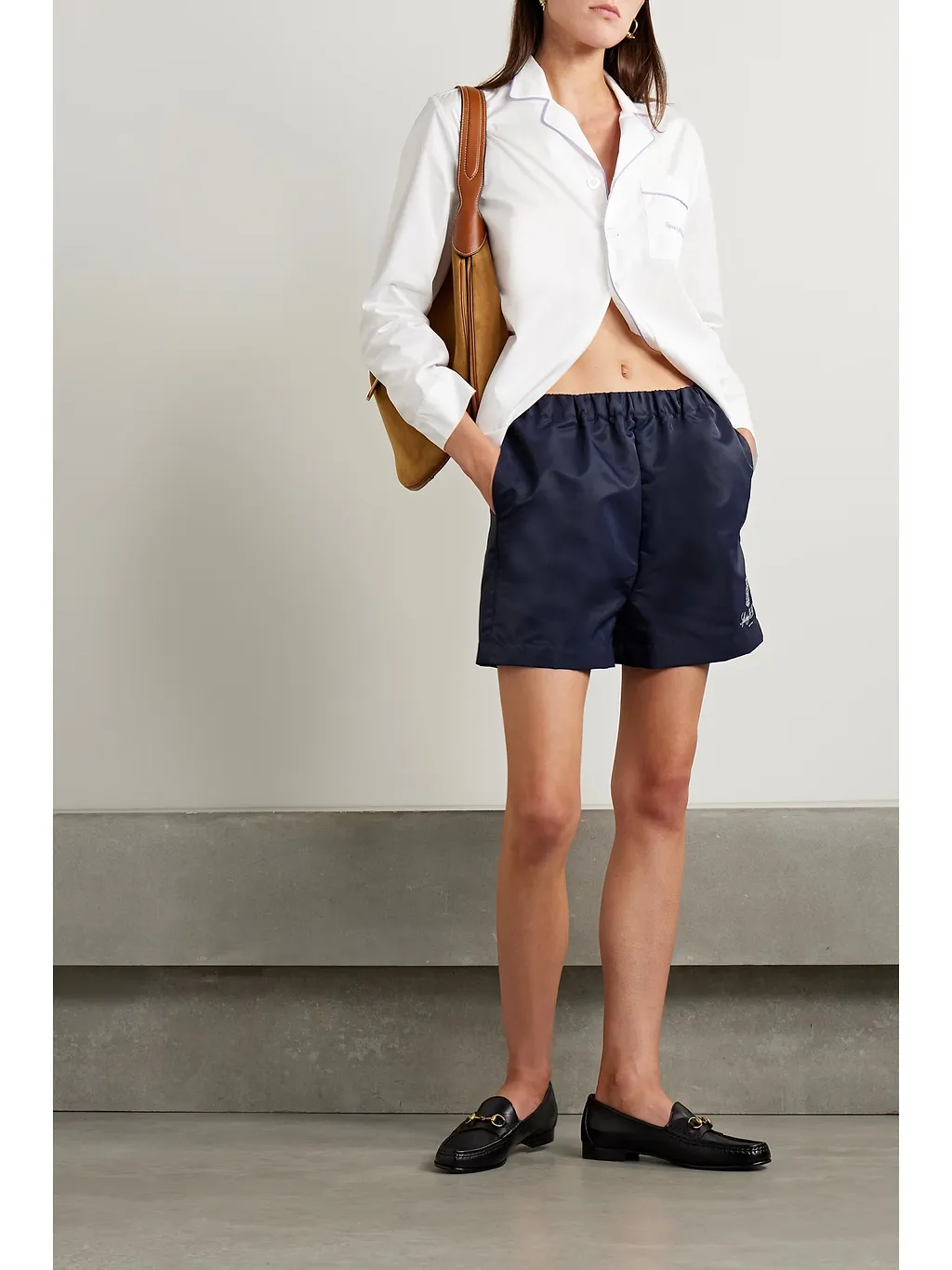 Carter Embroidered Shirt With Piping