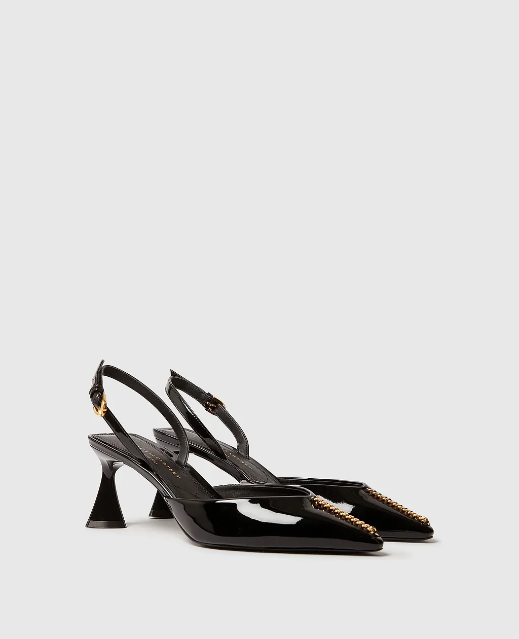 Buckled Heeled Pumps