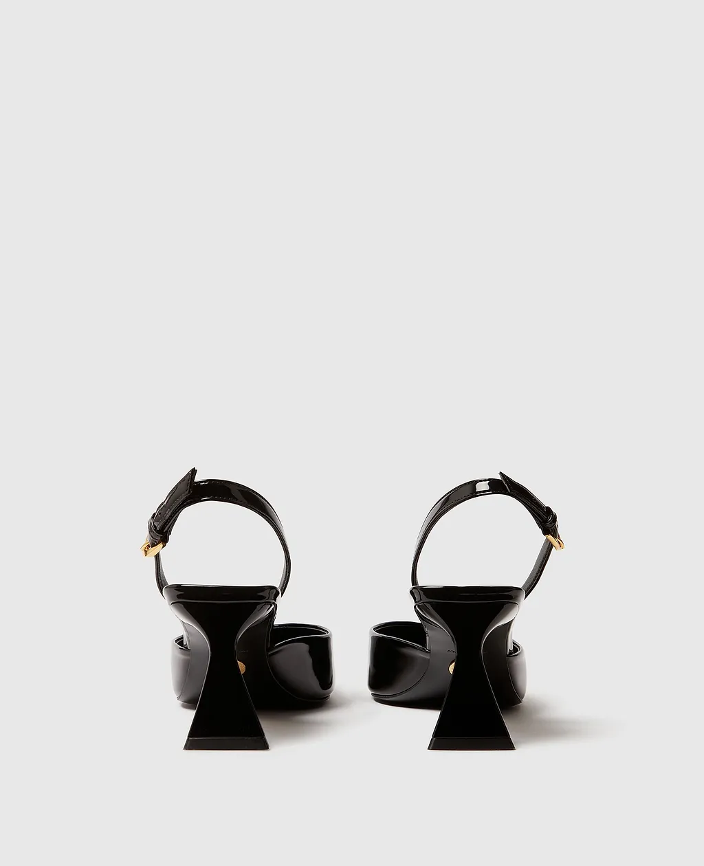 Buckled Heeled Pumps