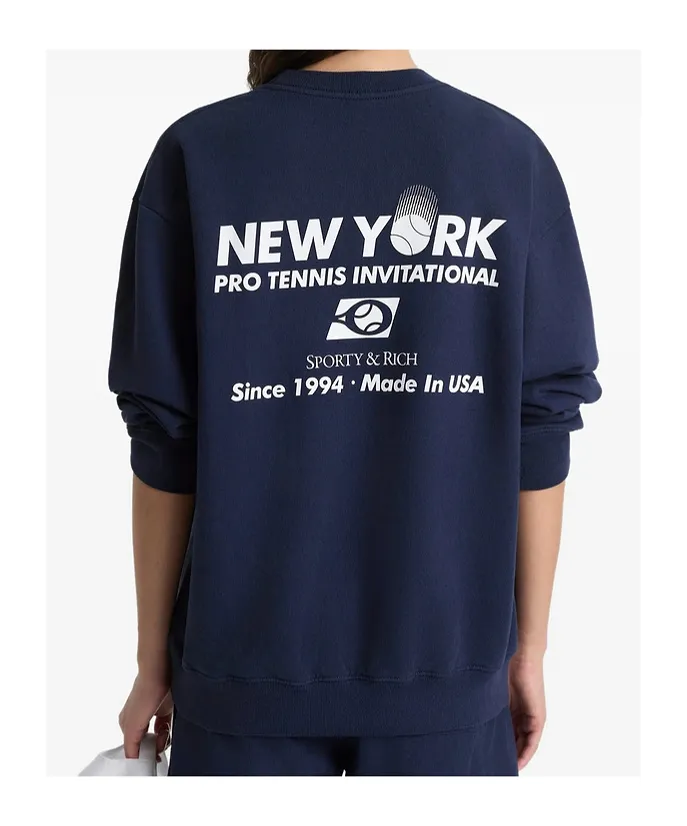 Crew Neck Long-Sleeved Sweatshirt