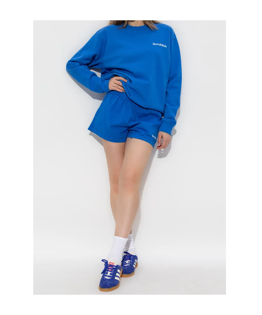 Sporty & Rich Logo Athletic Shorts