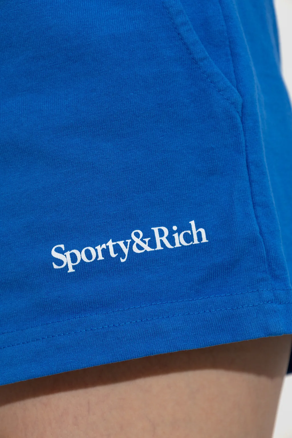 Sporty & Rich Logo Athletic Shorts