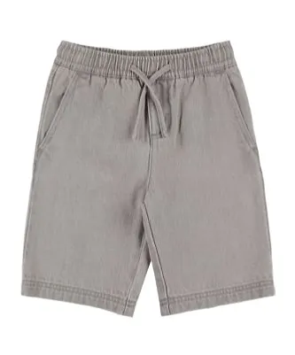 Drawstring Denim Shorts