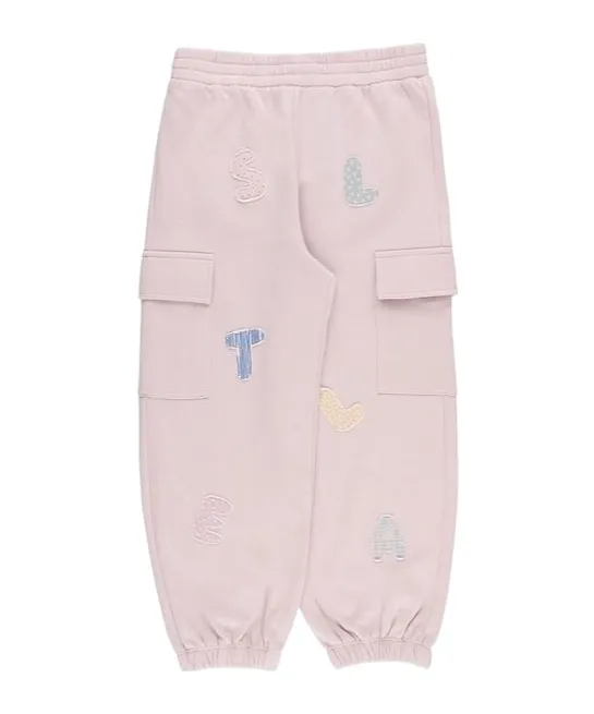 Stella Mccartney Kids Logo Embroidered Drawstring Joggers