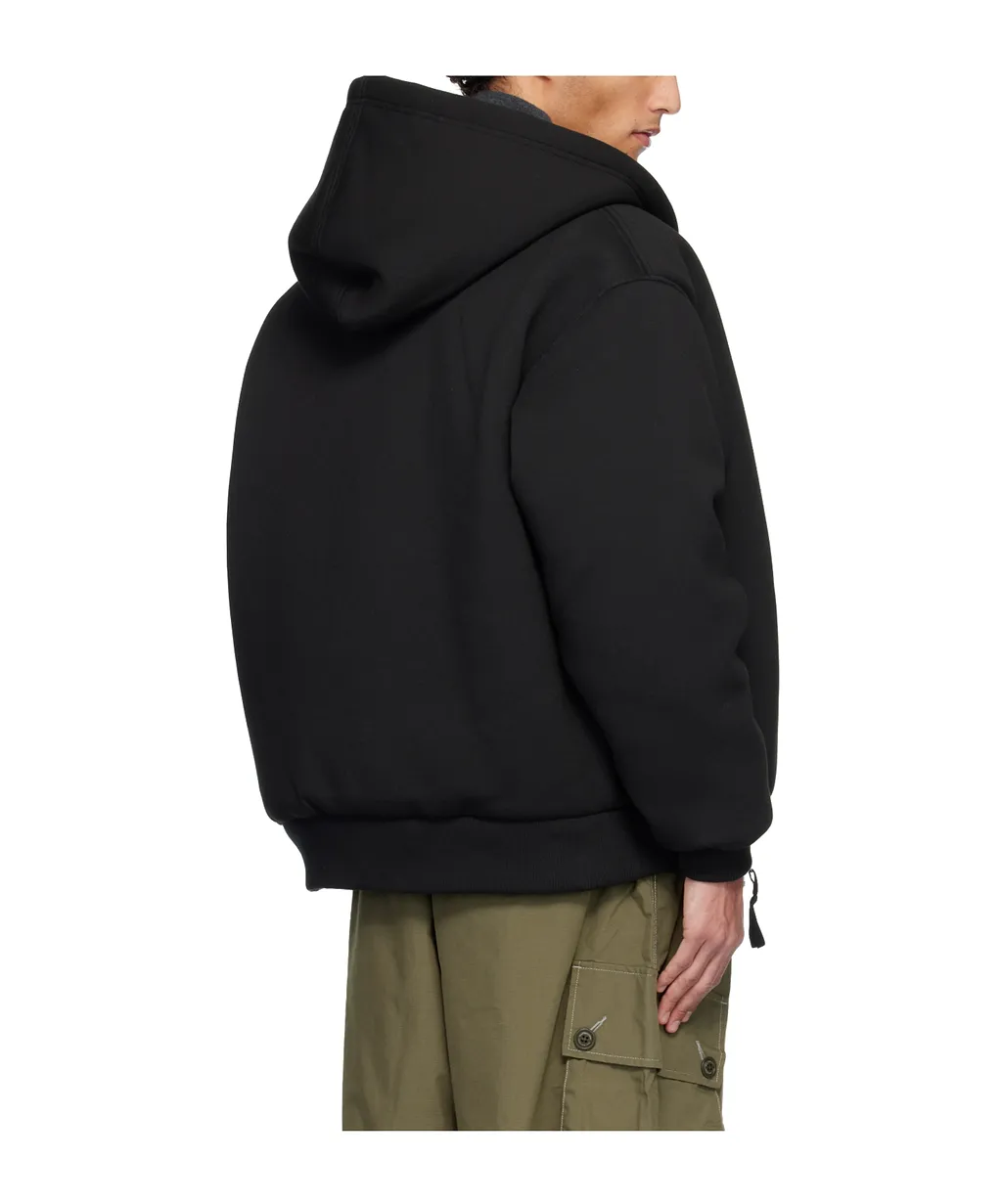 Hooded Casual Jacket Leather Pack
