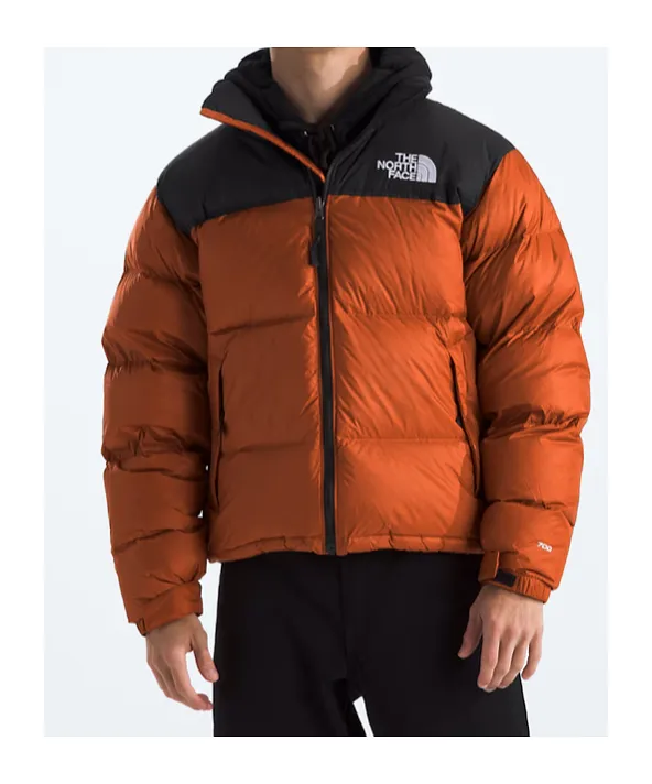 1996 Retro Nuptse Jacket Earthen Copper / Tnf Black