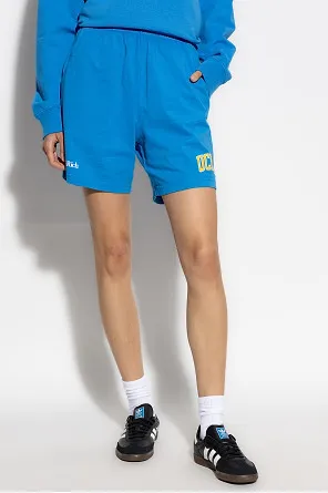 Sporty & Rich Ucla Printed Elasticated Waistband Shorts
