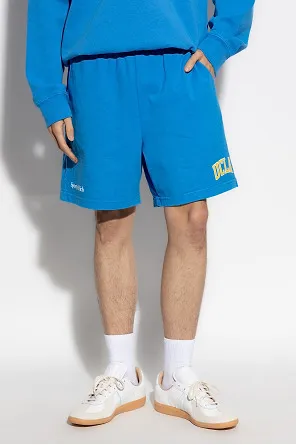 Sporty & Rich Ucla Printed Elasticated Waistband Shorts