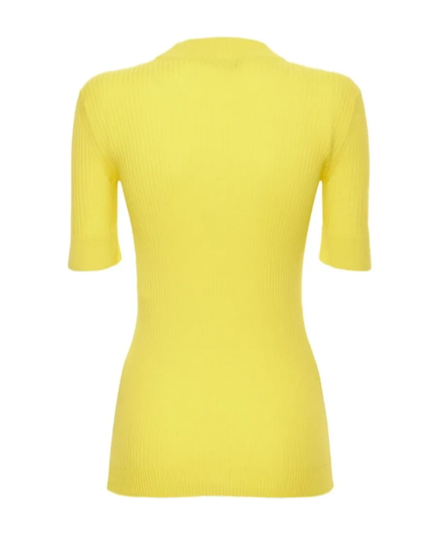 High-Neck Knitted Pullover