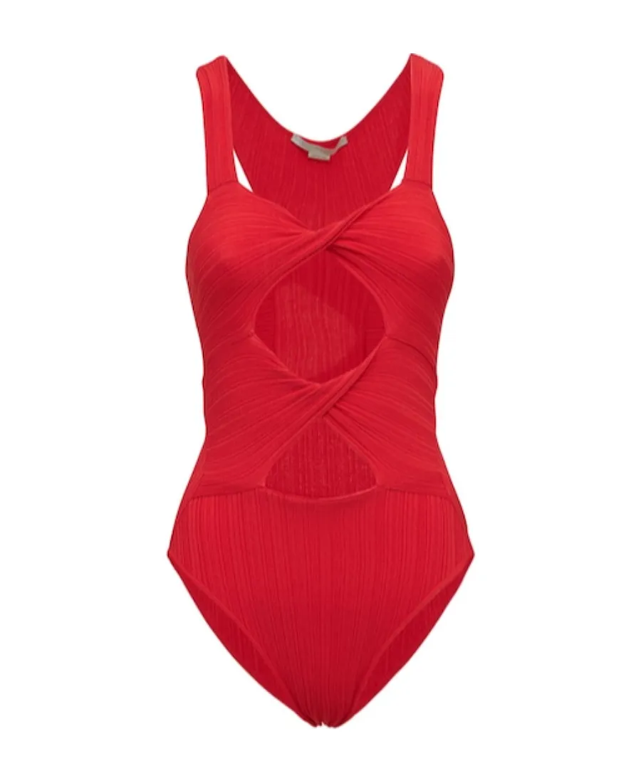 Hollowed-Out Bodysuit