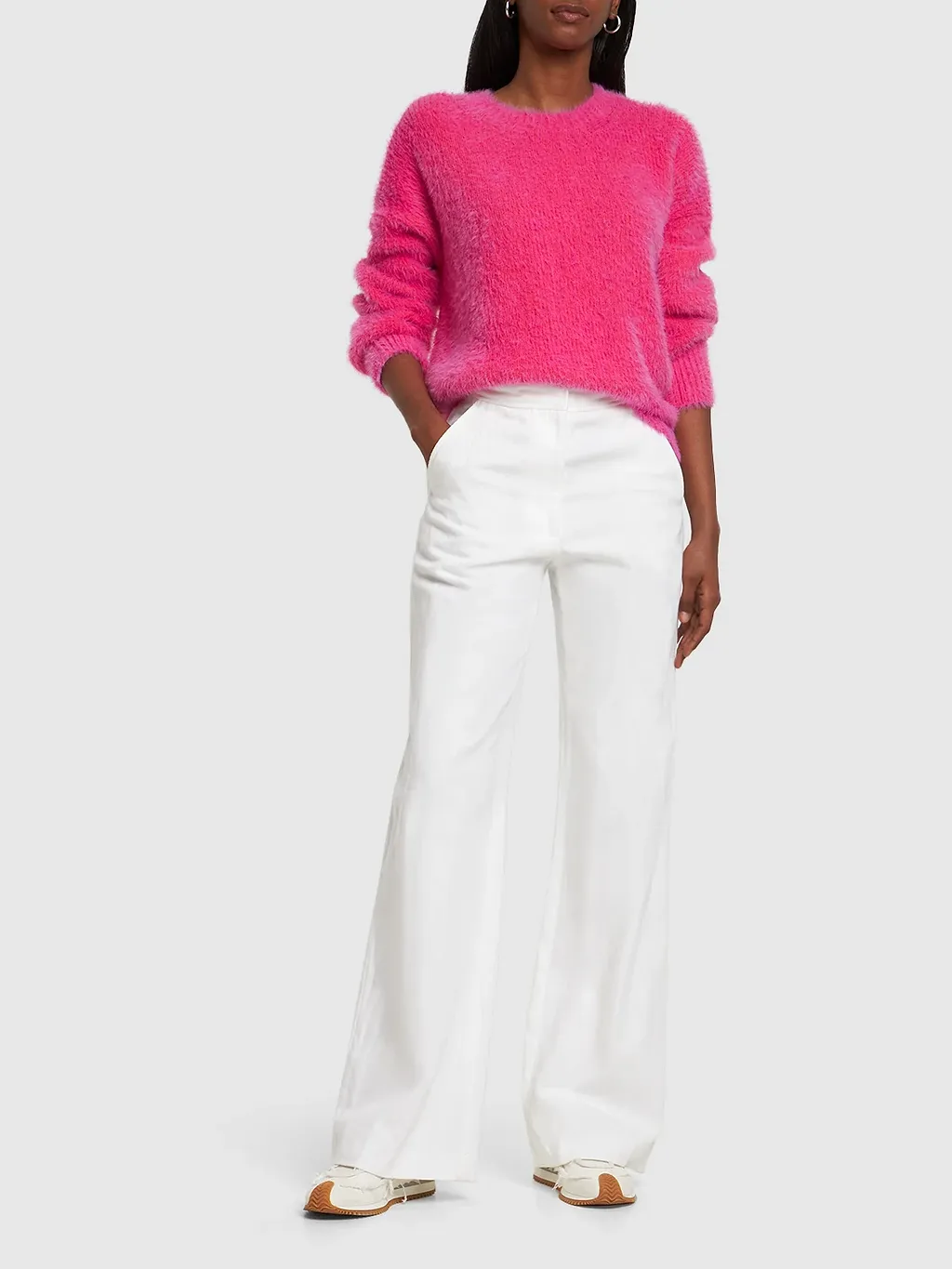 Knitted Round-Neck Sweater