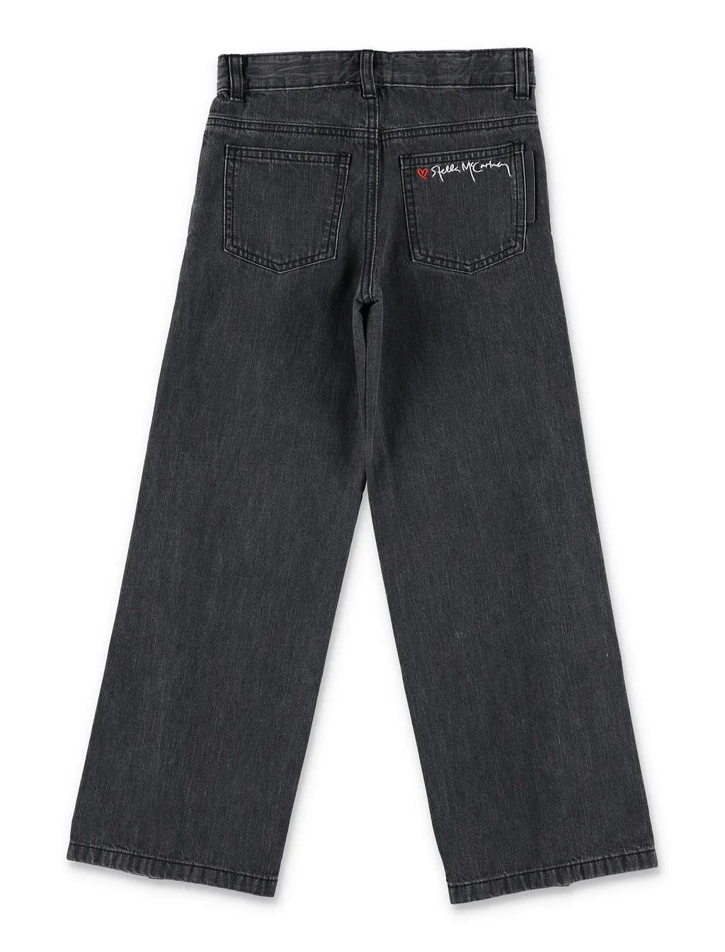 Stella Mccartney Kids Logo Embroidered Straight-Leg Trousers