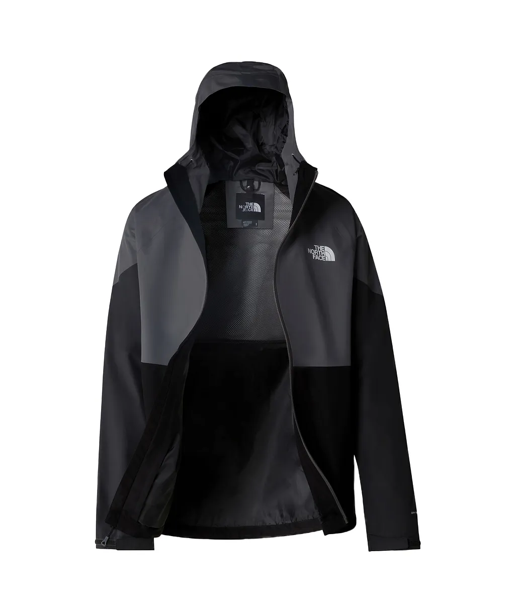 Colour-Block Hooded Jacket