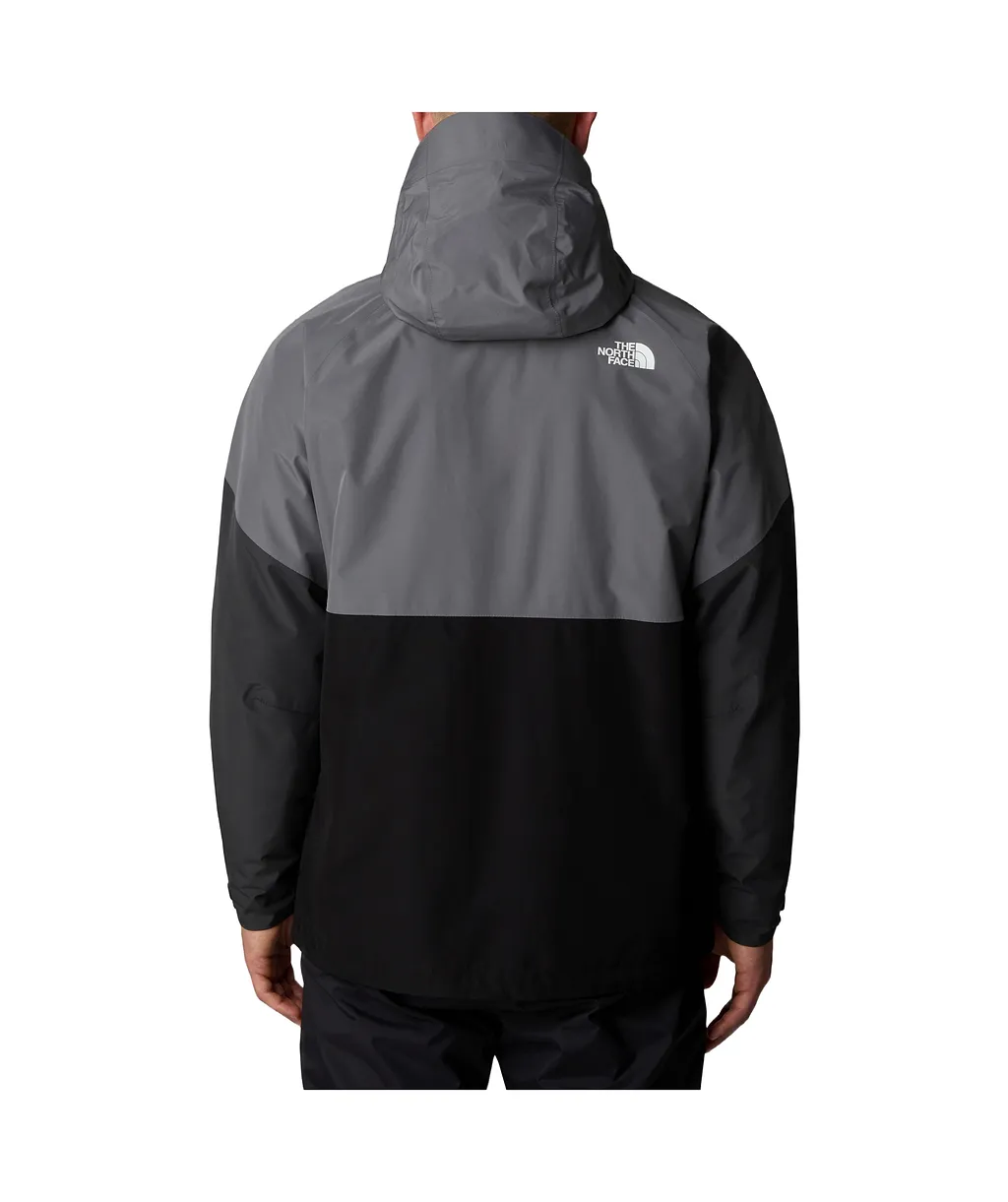 Colour-Block Hooded Jacket
