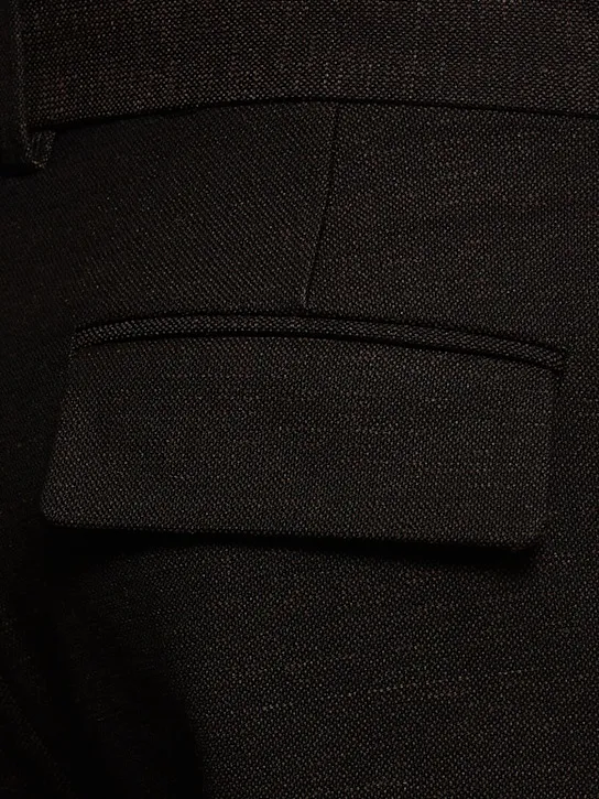 Belt-Loop Casual Pants