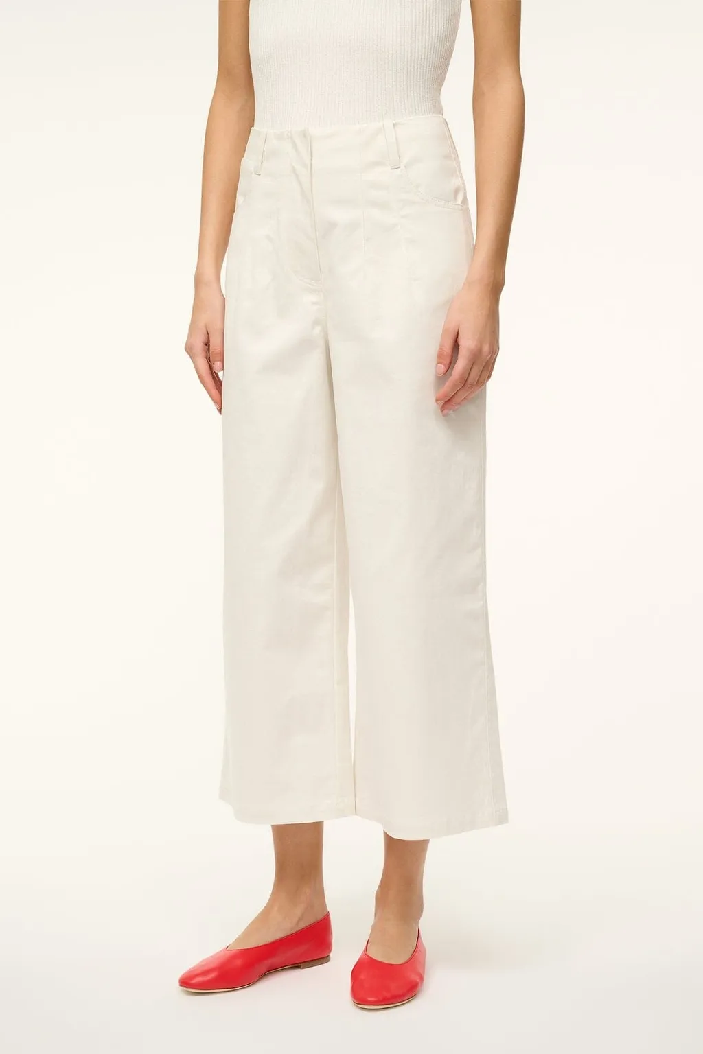 Belt-Loop Casual Pants