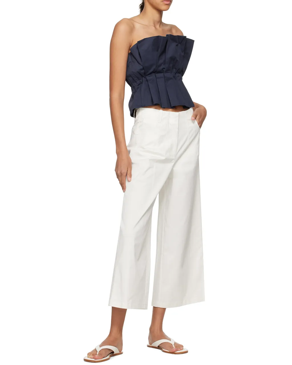 Belt-Loop Casual Pants