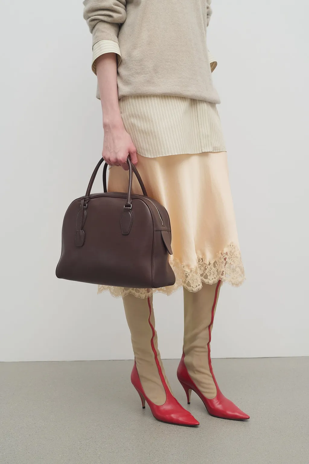 Double-Handle Handbag