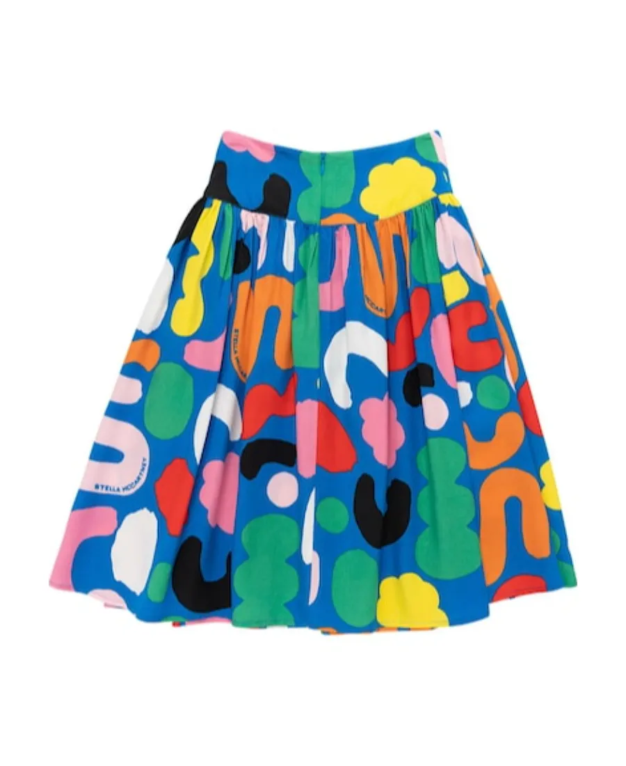 Multicolored Logo Skirt
