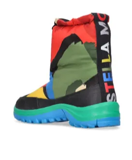 Multicolored Snow Boots