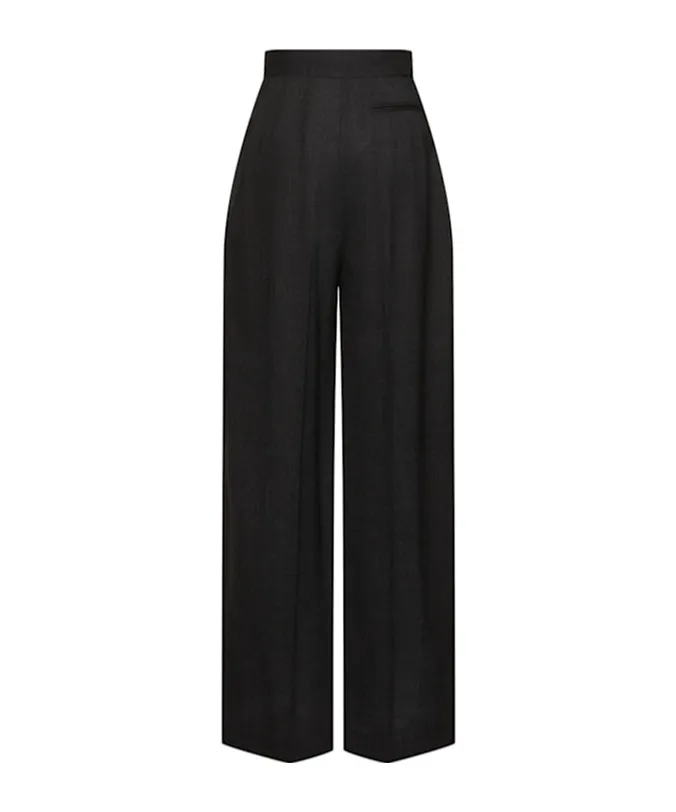High-Waisted Casual Pants