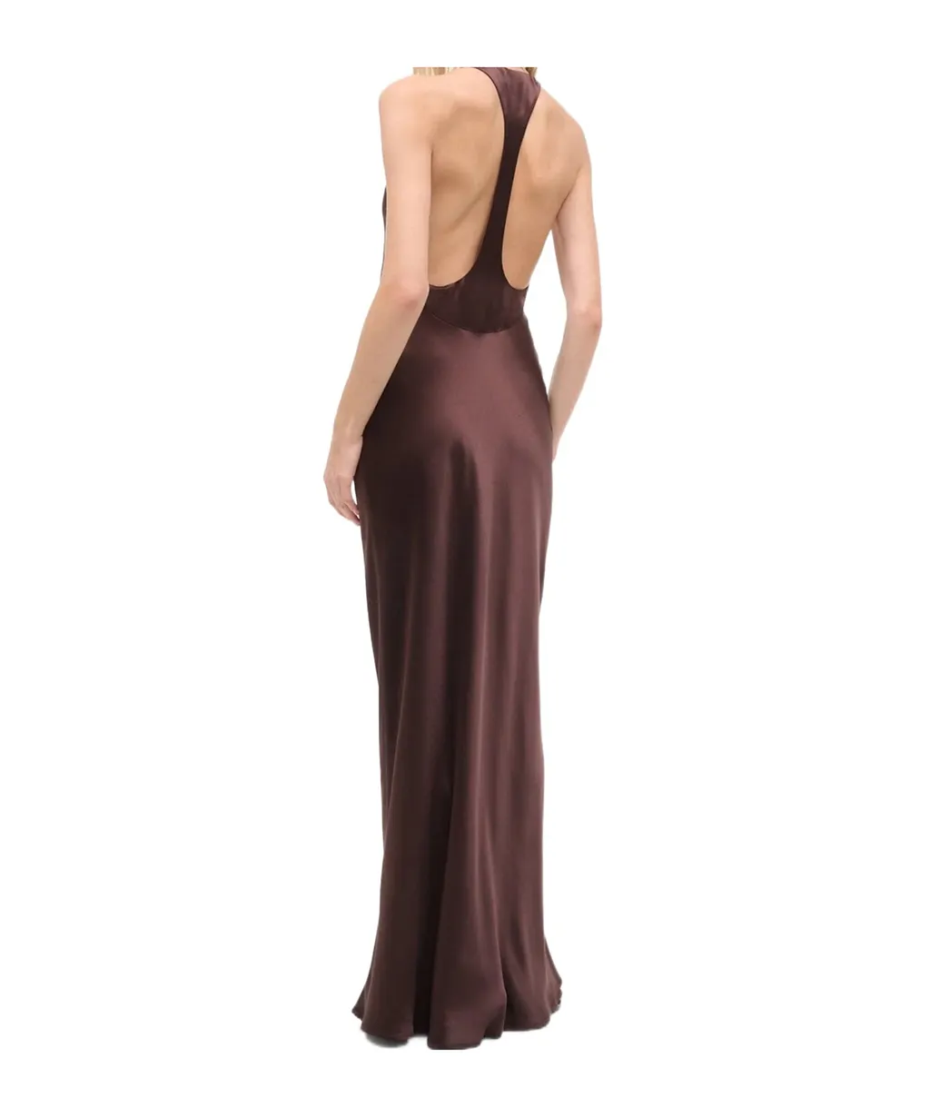 Staud Juanita Open-Back Maxi Dress