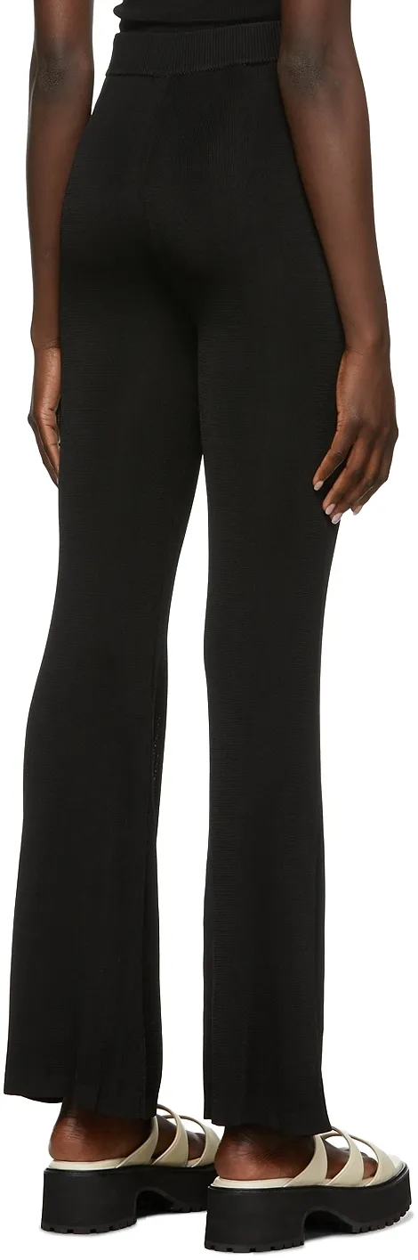 Logo High-Waisted Trousers
