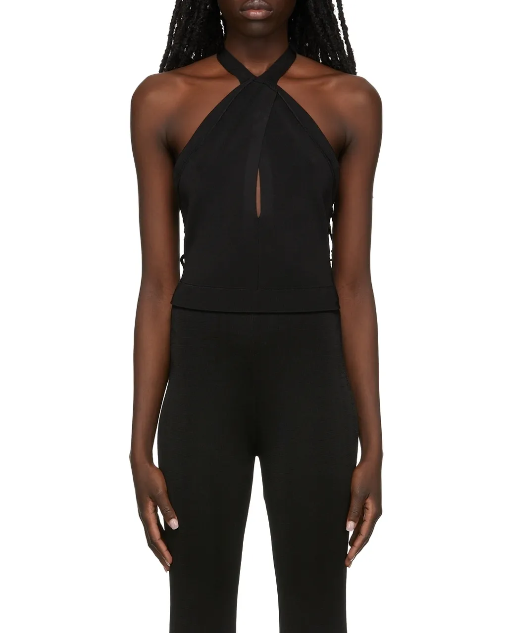 Logo Knitted Sleeveless Vest