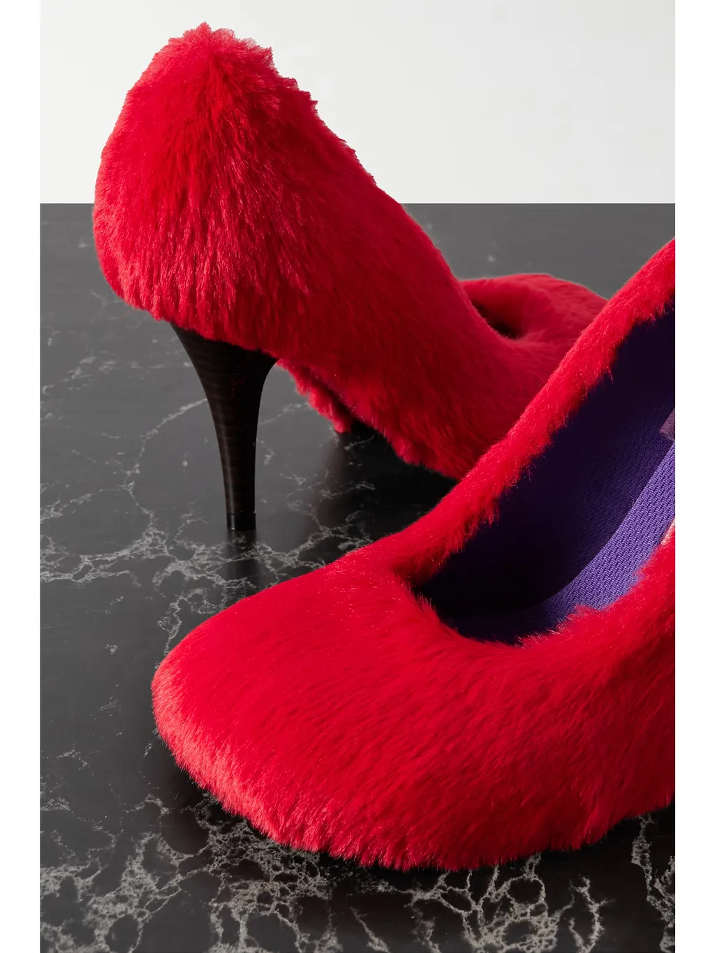 Ryder 95Mm Faux-Fur Pumps